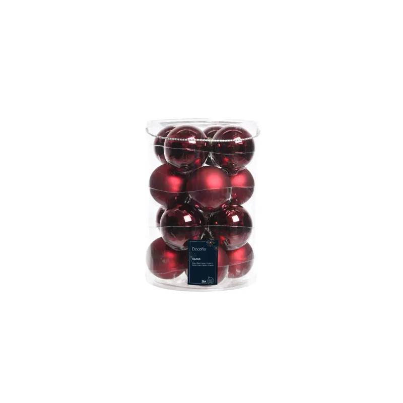 Set de 16 bolas 8cm