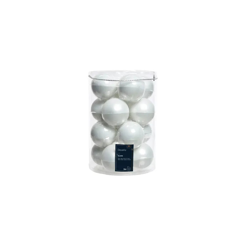 Set de 16 bolas 8cm