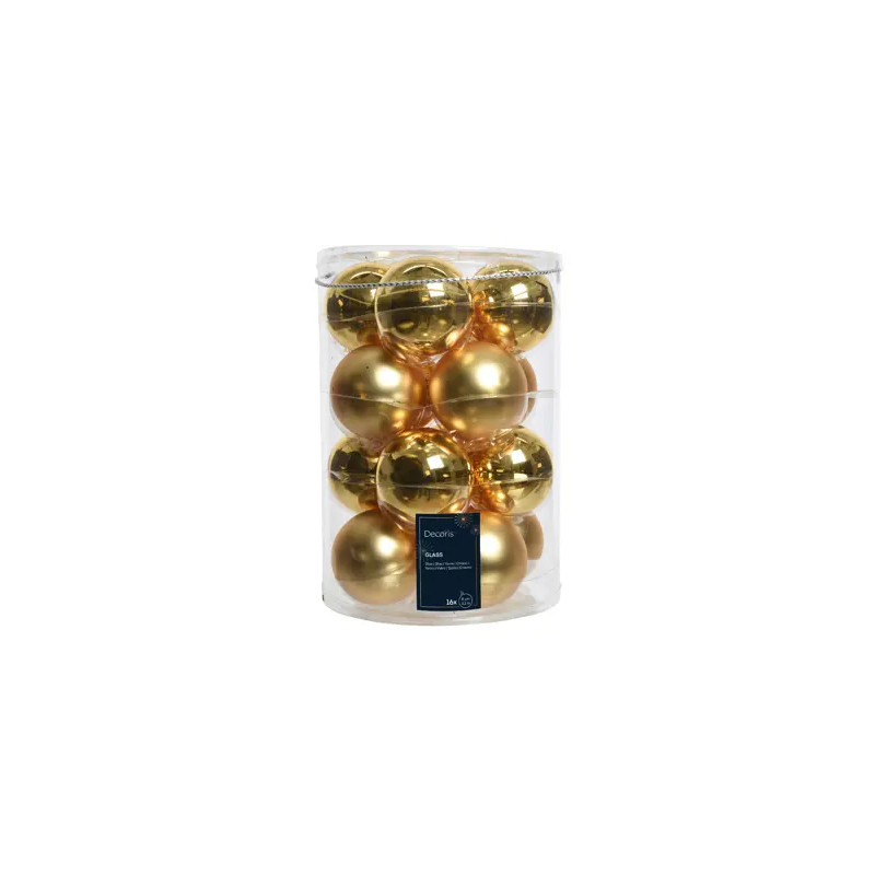 Set de 16 bolas 8cm