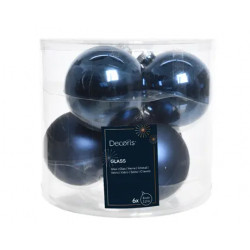 Set  de 6 bolas 8cm