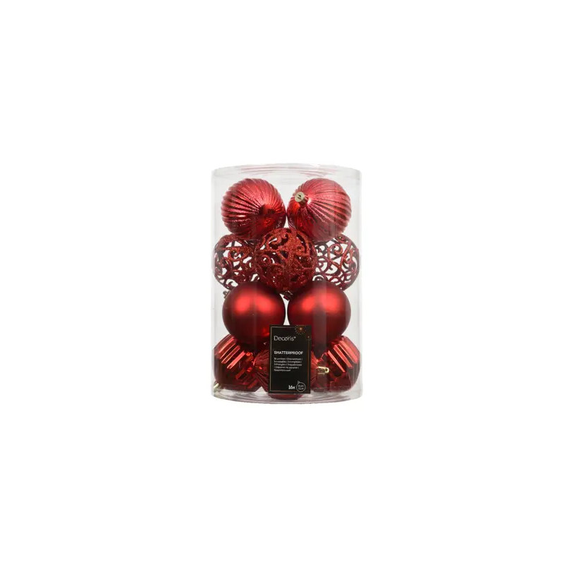 Set de 16 bolas 8cm