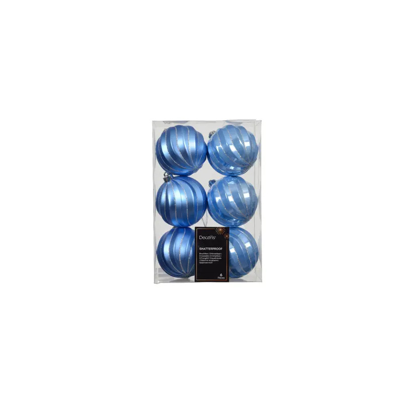 Set de 6 bolas 8cm
