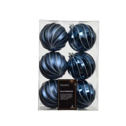 Set de 6 bolas 8cm