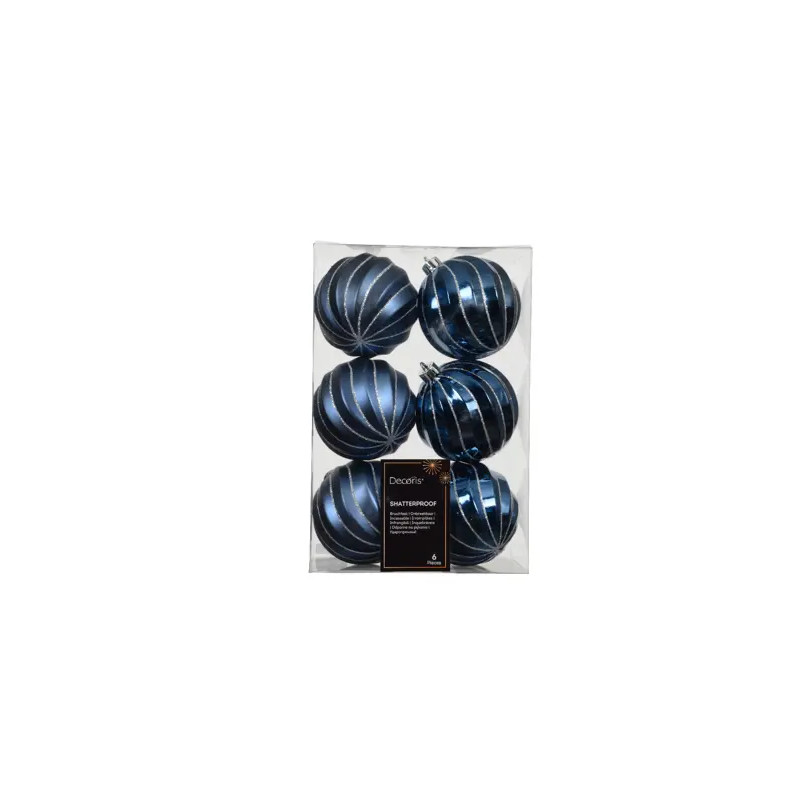 Set de 6 bolas 8cm