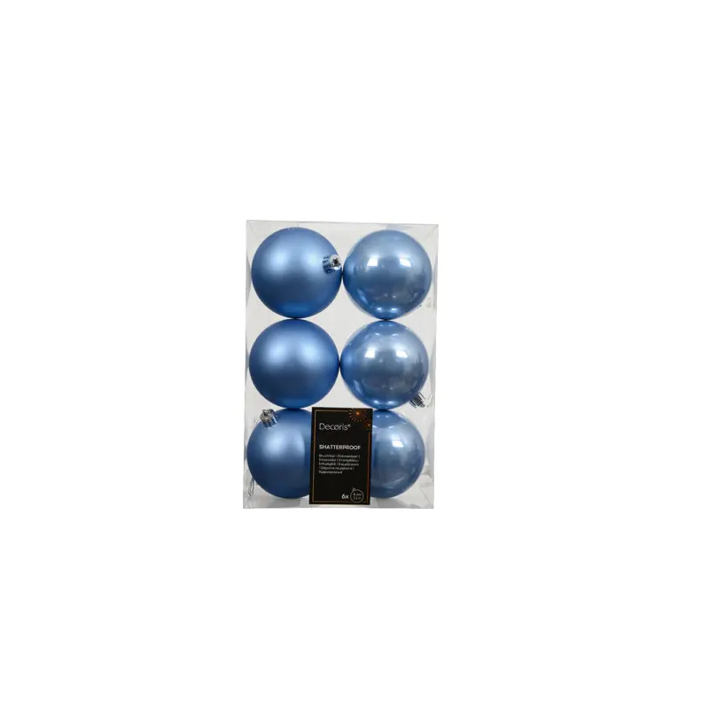 Set de 6 bolas 8cm