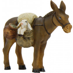 Burro con ovejas