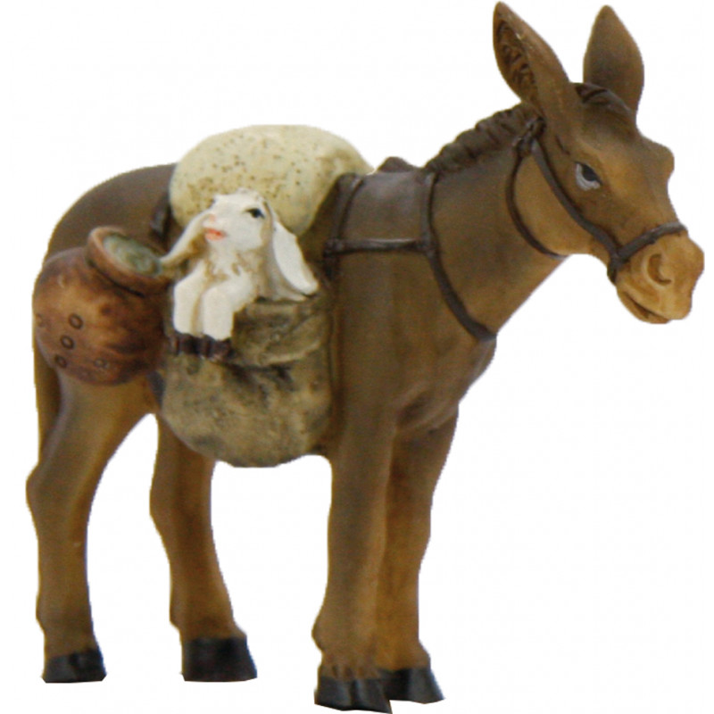 Burro con ovejas