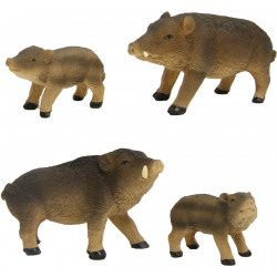 Familia de jabalíes