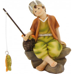Pescador sentado