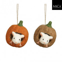 Ratón en calabaza