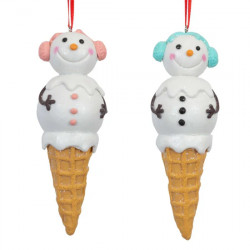 Helado muñeco de nieve 12cm