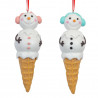 Helado muñeco de nieve 12cm