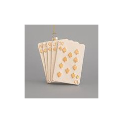 Cartas oro/blanco