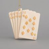 Cartas oro/blanco