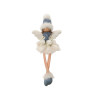 Angel azul/blanco 66cm