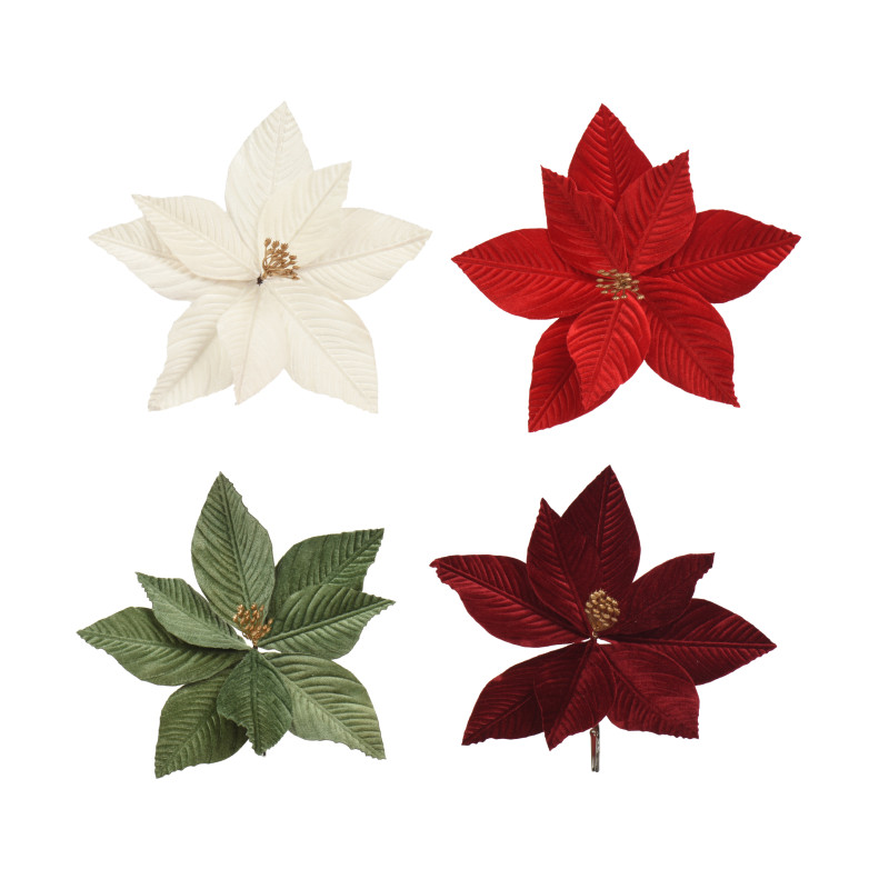 Flor Poinsettia 25cm
