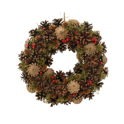 Corona piñas D33cm
