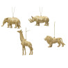 Animales plástico dorado 15,50 cm