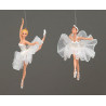 Bailarina blanco 18 cm plástico