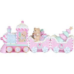 Galleta tren poliresina 62cm