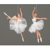Bailarina blanco 18 cm plástico salto