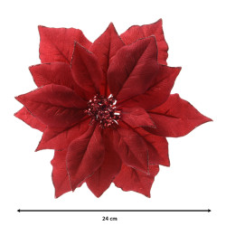 Flor Poinsetia 24 cm