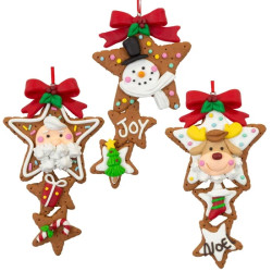 Galleta estrella colgante...