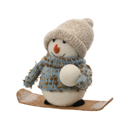 Muñeco de nieve con tabla...