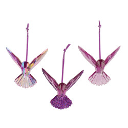 Colibrí morado 9cm