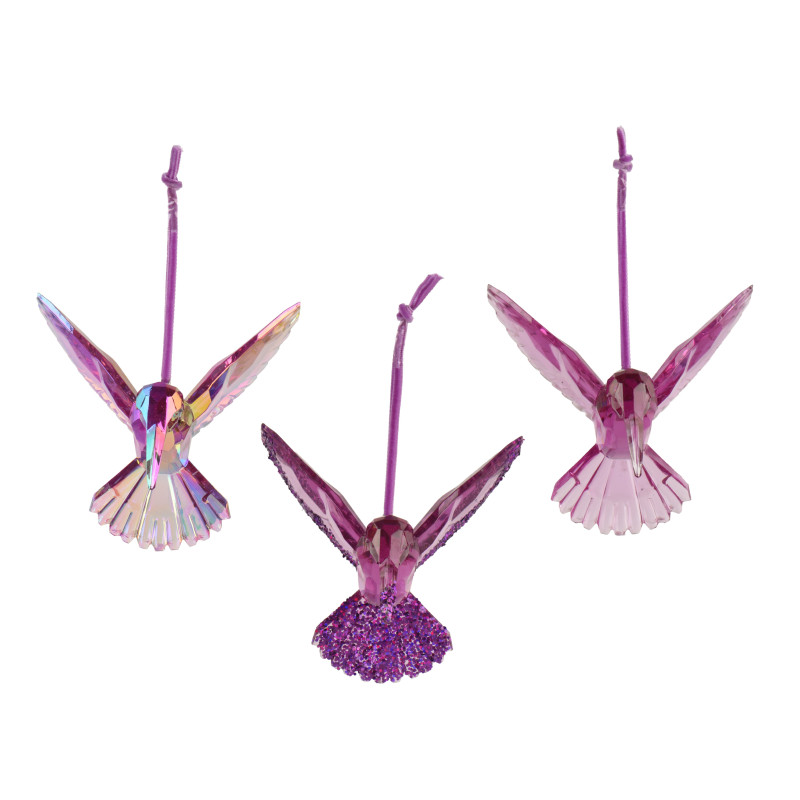 Colibrí morado 9cm