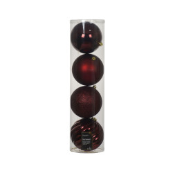 Set de 4 bolas granates...