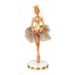 Bailarina en base oro 15 cm