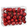 Guirnalda bolas rojas L180 cm