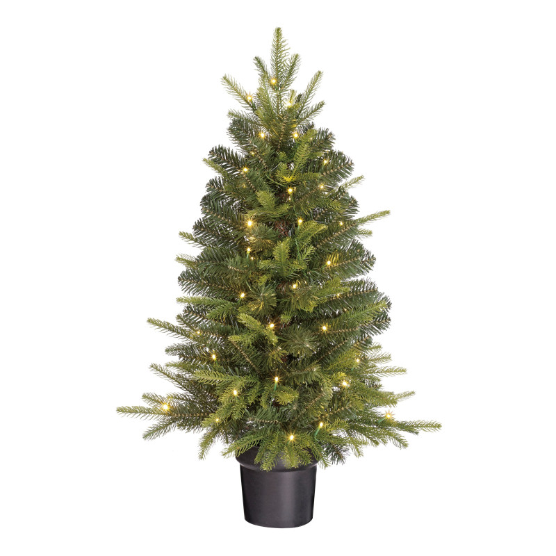 Abeto LED blanco cálido h90cm x D61cm