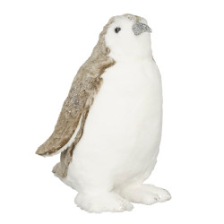 Pingüino gris h29cm