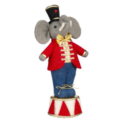 Elefante de circo H31 cm