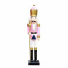 Cascanueces rosa/dorado 90cm