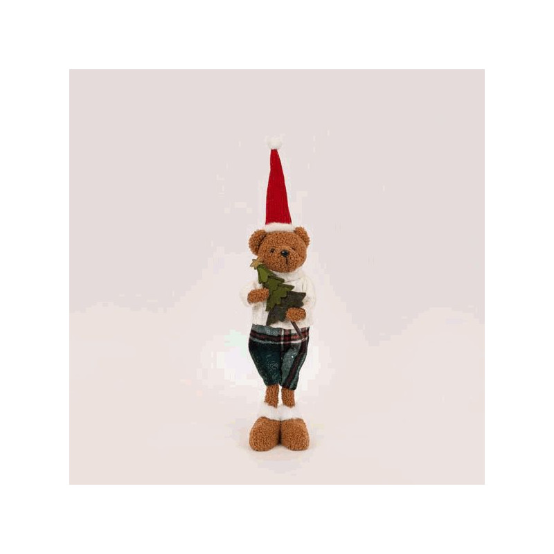 Osito con árbol de Navidad 50cm