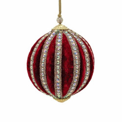 Bola granate terciopelo 10cm