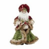 Papa Noel traje barroco de terciopelo 60cm