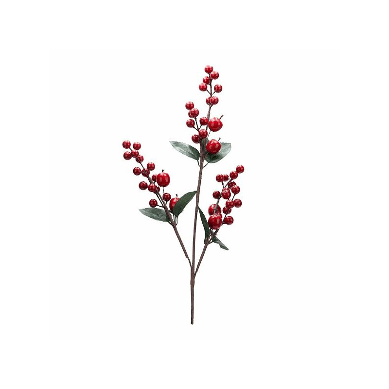 Ramaje Berries y manzanas rojo 65cm