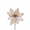Flor Poinsetia caramelo 30x45cm