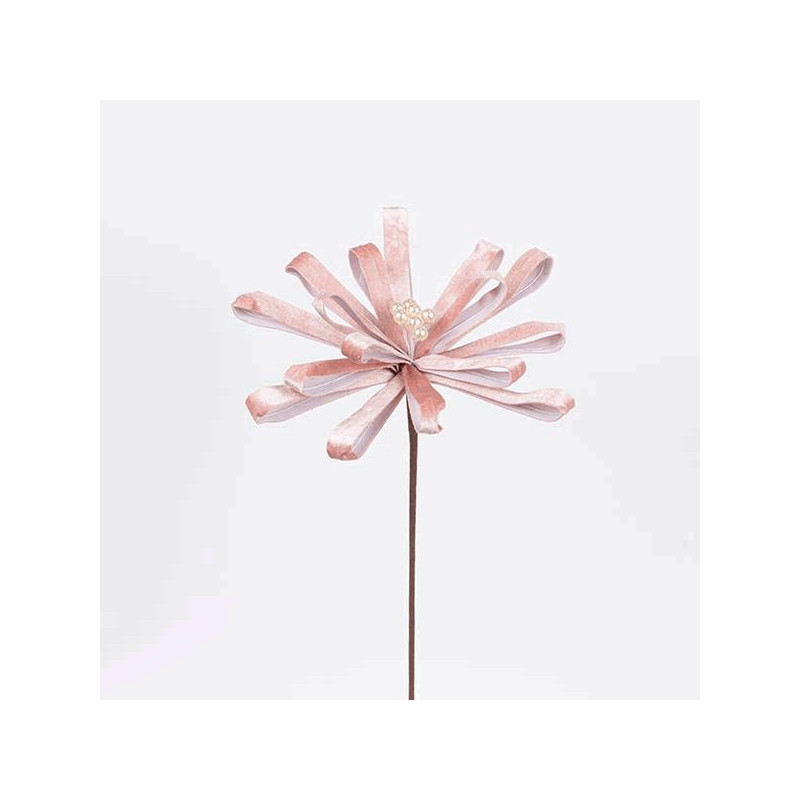 Flor lazo rosa 25x45cm