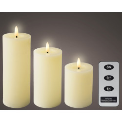 Velas mando Led
