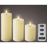 Velas mando Led
