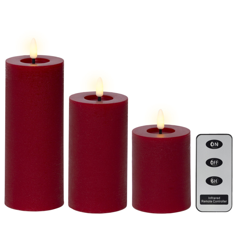 Velas mando Led