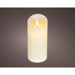 Vela crema led
